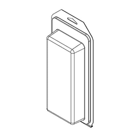 Visipak Thermoform-CLAMSHELL-#502-10.938-5.250-8.125-3.375-1.406-0.020-CLEAR,  502TF